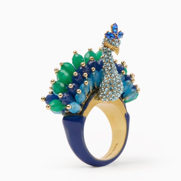 kate spade Jewelry - IN SEARCH OF KATE SPADE PEACOCK RING SIZE 7